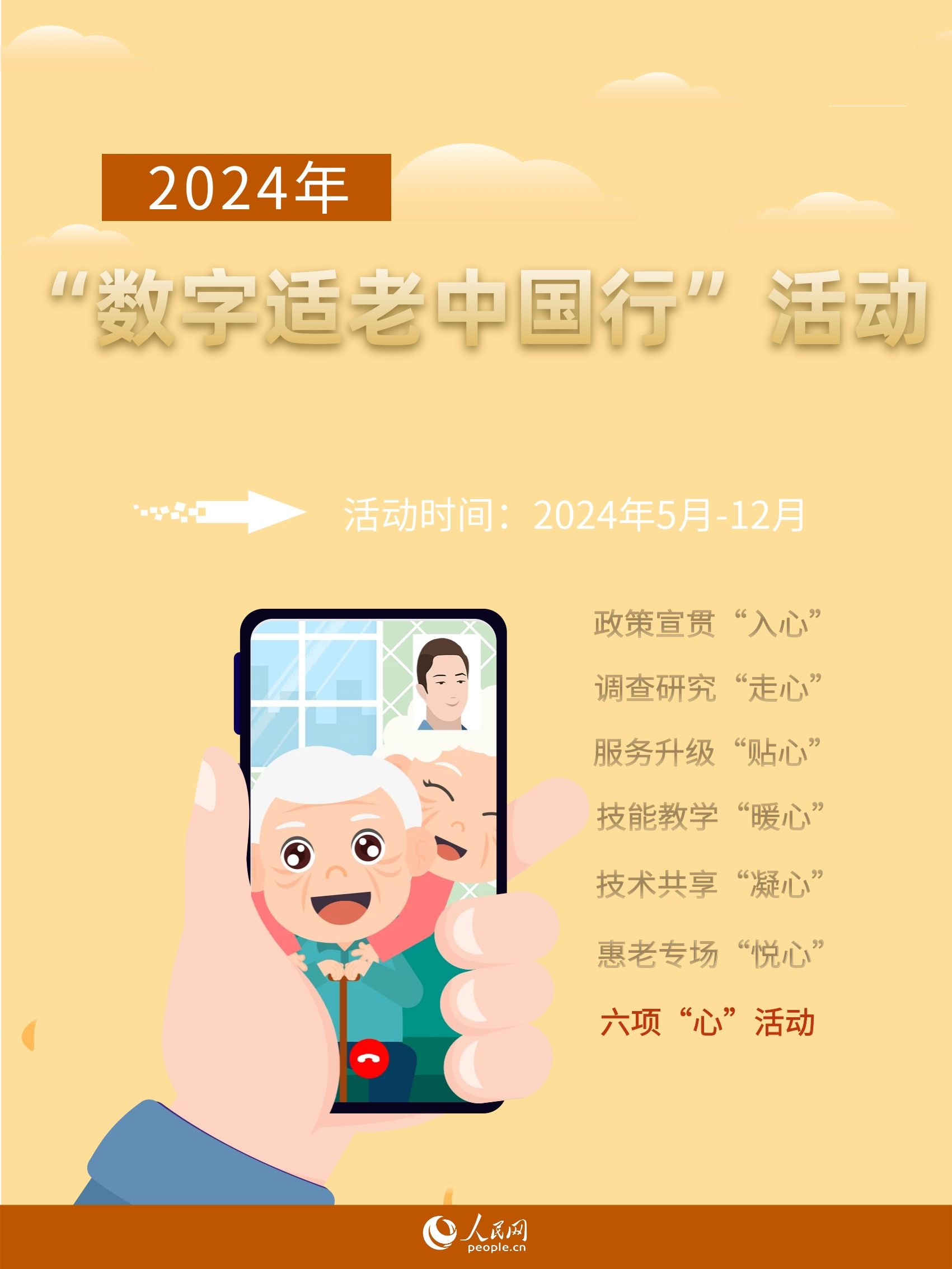 恒耀娱乐：2024年“数字适老中国行”5月“走起”！开展6项“心”活动